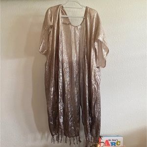 Brand new Free People Shimmer Kimono